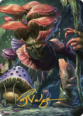 Myconid Spore Tender Art Card (Gold-Stamped Signature) [Commander Legends: Battle for Baldur's Gate Art Series] | Mindsight Gaming