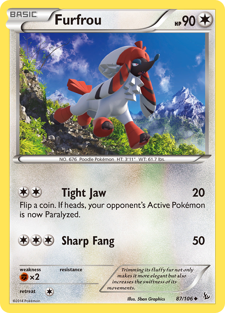 Furfrou (87/106) [XY: Flashfire] | Mindsight Gaming