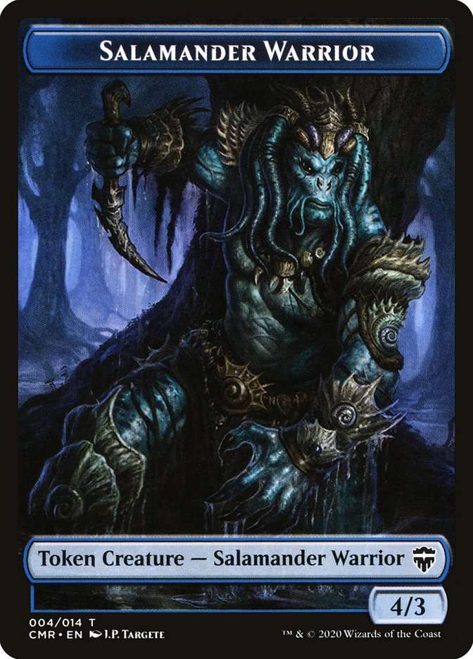 Salamander Warrior // The Monarch Token [Commander Legends Tokens] | Mindsight Gaming