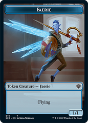 Bird // Faerie Double-Sided Token [Starter Commander Decks] | Mindsight Gaming