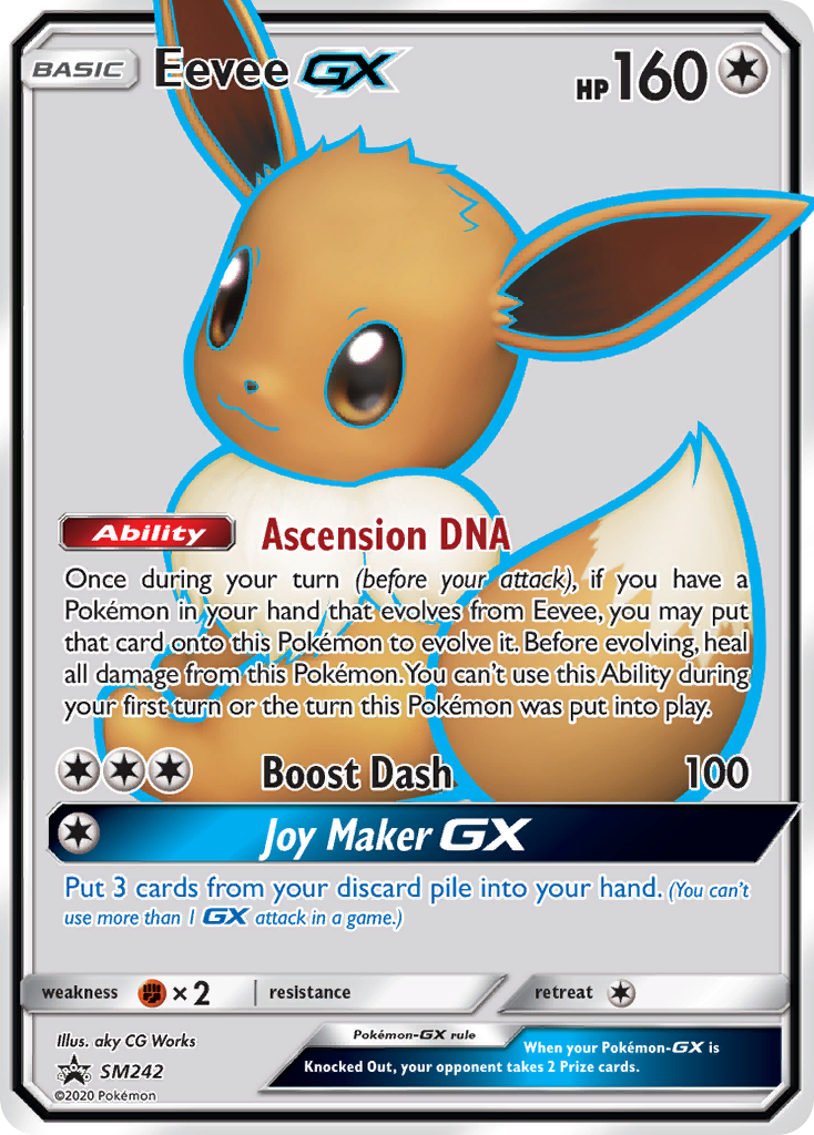 Eevee GX (SM242) [Sun & Moon: Black Star Promos] | Mindsight Gaming