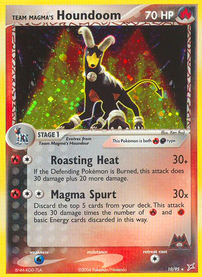 Team Magma's Houndoom (10/95) [EX: Team Magma vs Team Aqua] | Mindsight Gaming