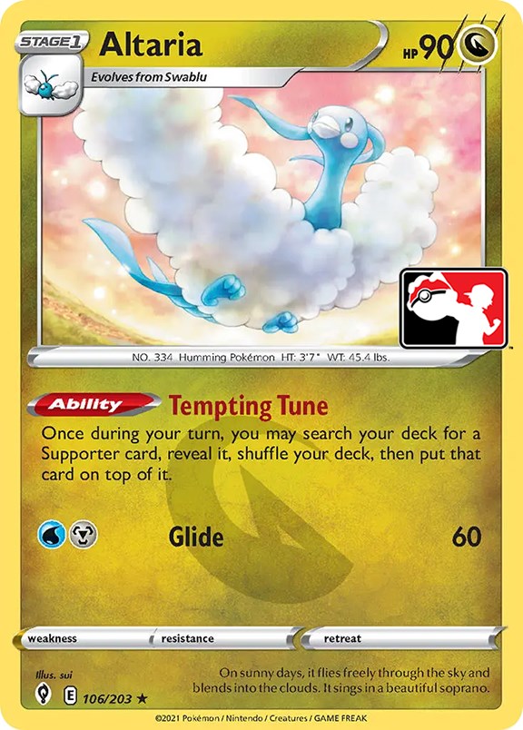 Altaria (106/203) [Prize Pack Series One] | Mindsight Gaming