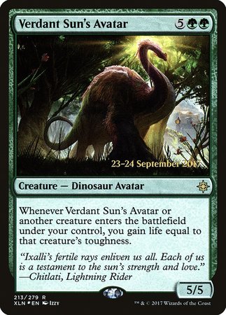 Verdant Sun's Avatar [Ixalan Promos] | Mindsight Gaming