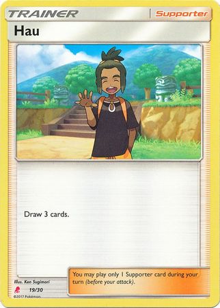 Hau (19/30) [Sun & Moon: Trainer Kit - Lycanroc] | Mindsight Gaming