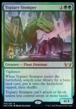 Topiary Stomper [Streets of New Capenna Prerelease Promos] | Mindsight Gaming