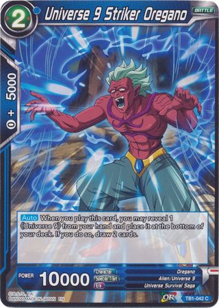 Universe 9 Striker Oregano (Reprint) (TB1-042) [Battle Evolution Booster] | Mindsight Gaming