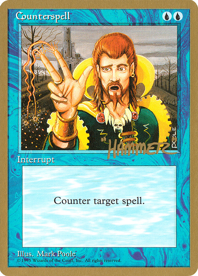 Counterspell (Shawn "Hammer" Regnier) [Pro Tour Collector Set] | Mindsight Gaming