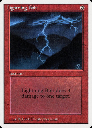 Lightning Bolt [Summer Magic / Edgar] | Mindsight Gaming