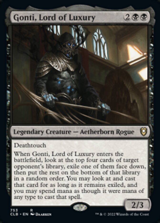 Gonti, Lord of Luxury [Commander Legends: Battle for Baldur's Gate] | Mindsight Gaming