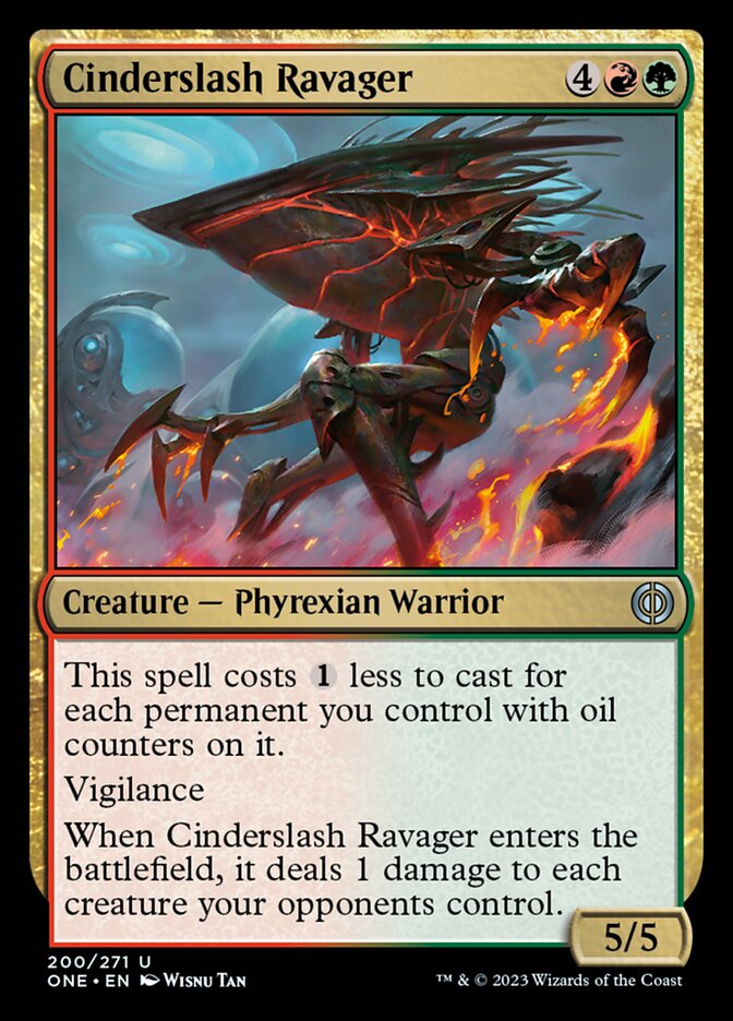 Cinderslash Ravager [Phyrexia: All Will Be One] | Mindsight Gaming