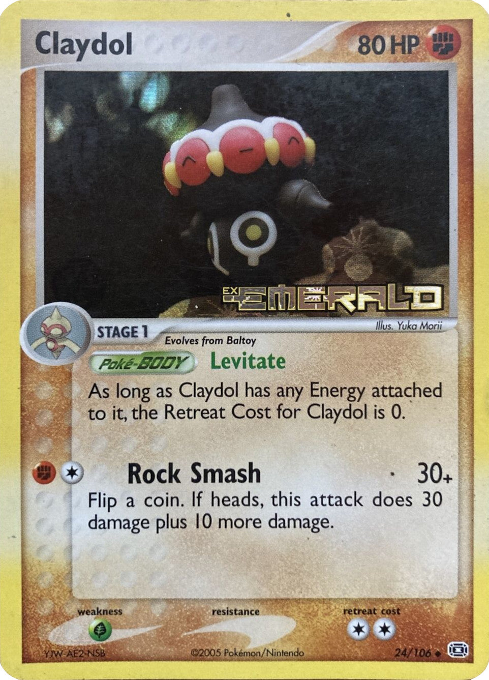 Claydol (24/106) (Stamped) [EX: Emerald] | Mindsight Gaming