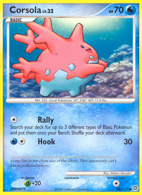 Corsola (84/132) [Diamond & Pearl: Secret Wonders] | Mindsight Gaming