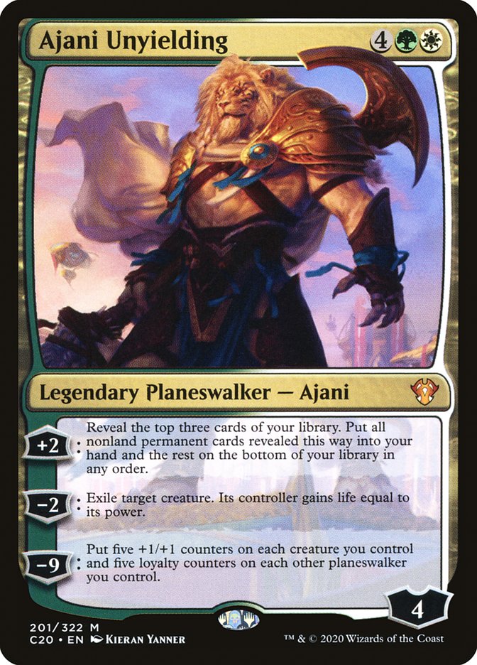 Ajani Unyielding [Commander 2020] | Mindsight Gaming