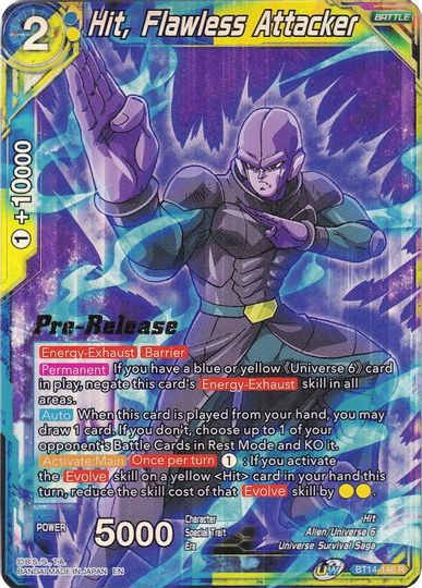 Hit, Flawless Attacker (BT14-146) [Cross Spirits Prerelease Promos] | Mindsight Gaming