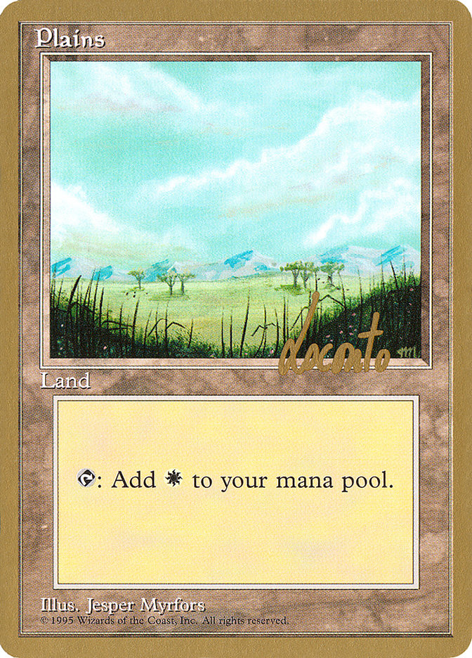 Plains (ml365) (Michael Loconto) [Pro Tour Collector Set] | Mindsight Gaming