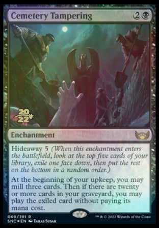 Cemetery Tampering [Streets of New Capenna Prerelease Promos] | Mindsight Gaming