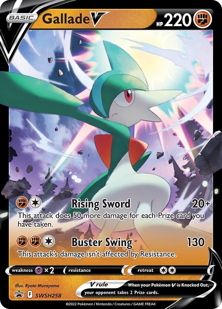 Gallade V (SWSH258) [Sword & Shield: Black Star Promos] | Mindsight Gaming