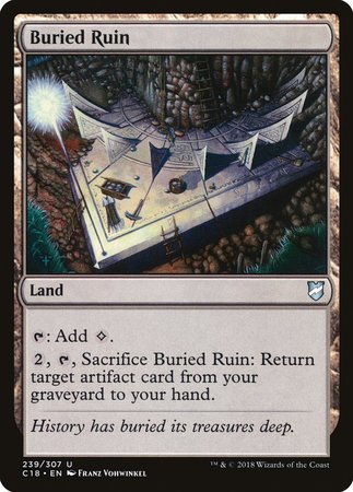 Buried Ruin [Commander 2018] | Mindsight Gaming