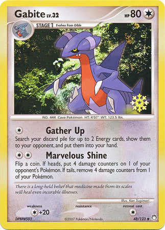 Gabite (48/123) [Countdown Calendar Promos] | Mindsight Gaming