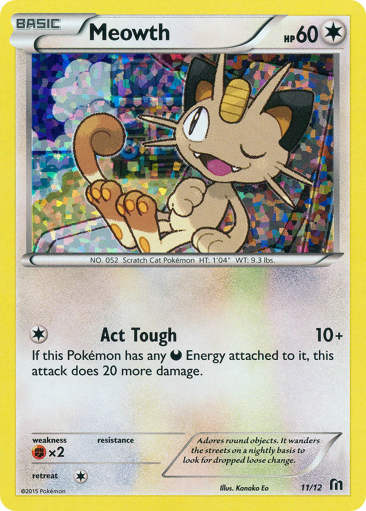 Meowth (11/12) [McDonald's Promos: 2016 Collection] | Mindsight Gaming