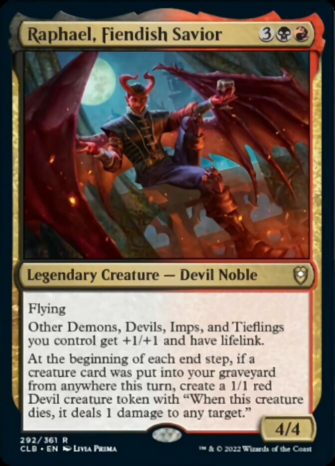 Raphael, Fiendish Savior [Commander Legends: Battle for Baldur's Gate] | Mindsight Gaming