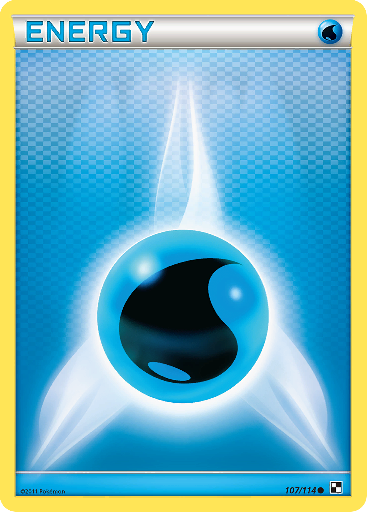 Water Energy (107/114) [Black & White: Base Set] | Mindsight Gaming