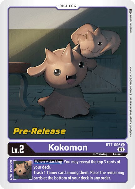 Kokomon [BT7-006] [Next Adventure Pre-Release Cards] | Mindsight Gaming