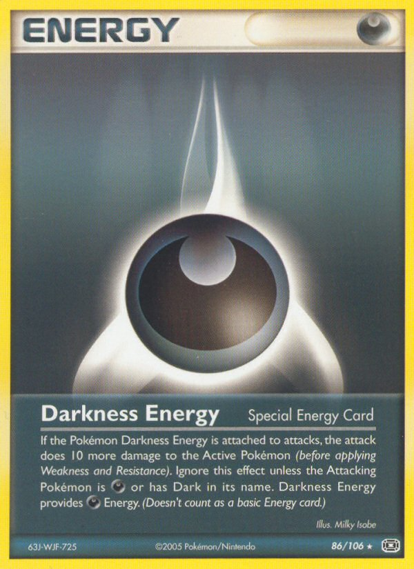 Darkness Energy (86/106) [EX: Emerald] | Mindsight Gaming