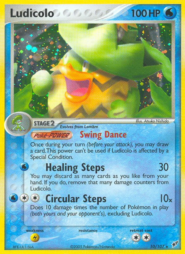 Ludicolo (10/107) [EX: Deoxys] | Mindsight Gaming