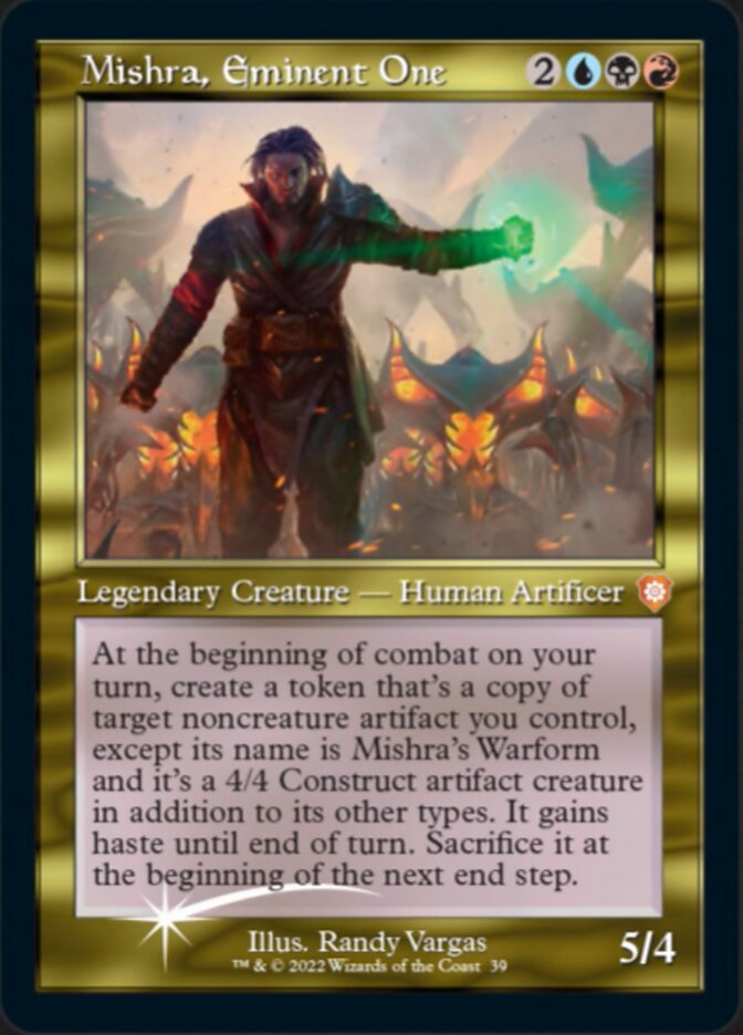 Mishra, Eminent One (039) (Retro) (Display Commander) [The Brothers' War Commander] | Mindsight Gaming