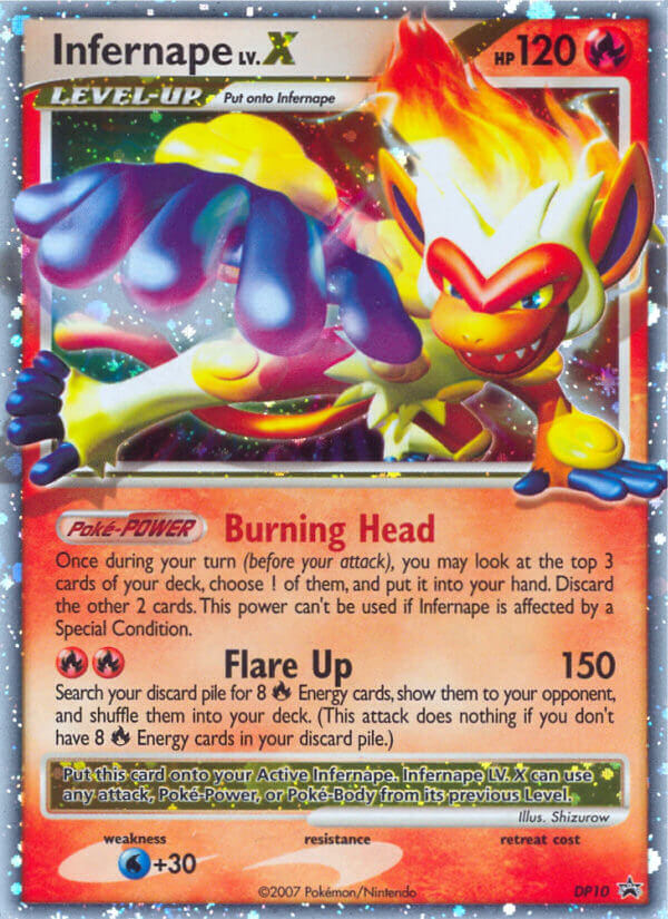 Infernape LV.X (DP10) [Diamond & Pearl: Black Star Promos] | Mindsight Gaming