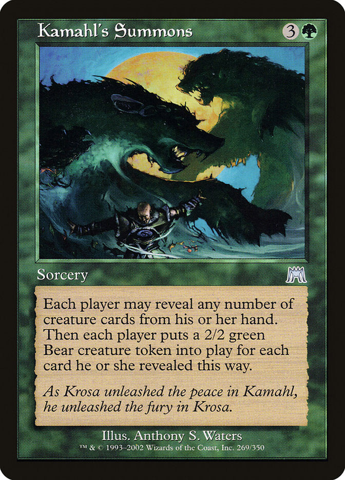 Kamahl's Summons [Onslaught] | Mindsight Gaming