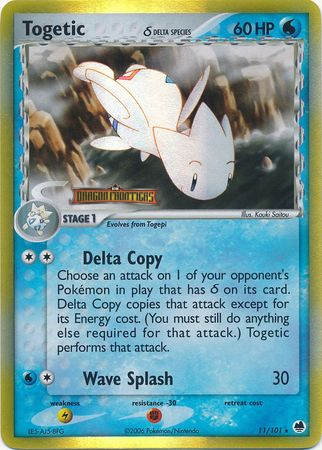 Togetic (11/101) (Delta Species) (Stamped) [EX: Dragon Frontiers] | Mindsight Gaming