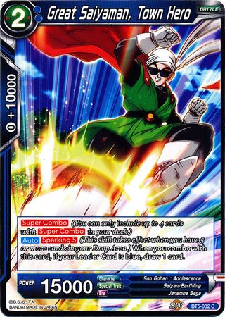 Great Saiyaman, Town Hero (BT5-032) [Miraculous Revival] | Mindsight Gaming