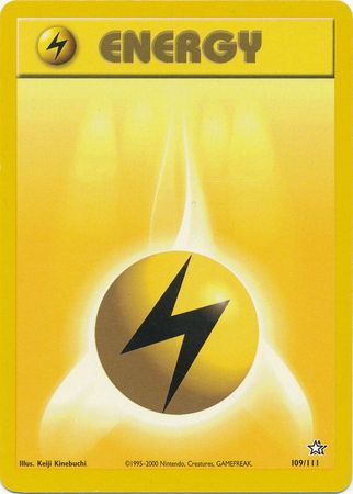 Lightning Energy (109/111) [Neo Genesis Unlimited] | Mindsight Gaming