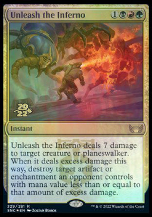 Unleash the Inferno [Streets of New Capenna Prerelease Promos] | Mindsight Gaming