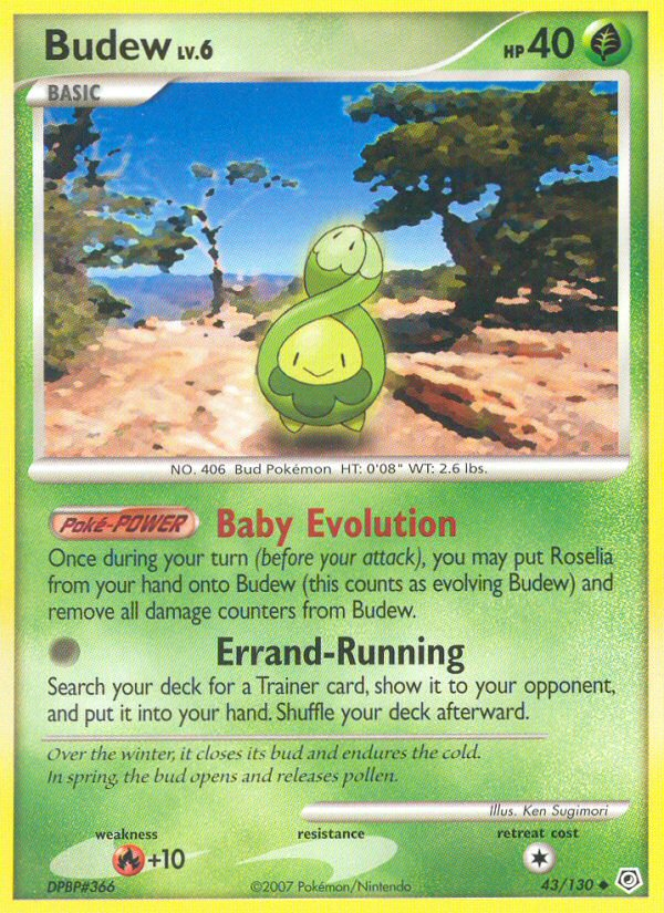 Budew (43/130) [Diamond & Pearl: Base Set] | Mindsight Gaming