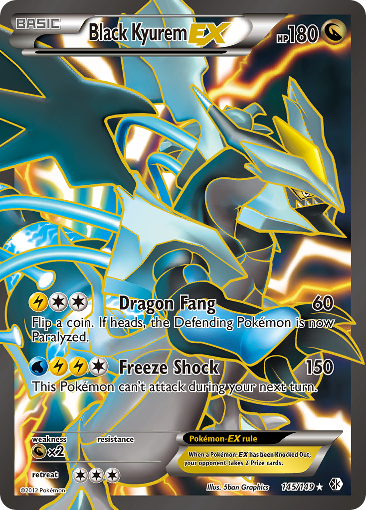 Black Kyurem EX (145/149) [Black & White: Boundaries Crossed] | Mindsight Gaming