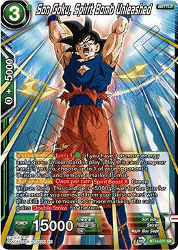 Son Goku, Spirit Bomb Unleashed (BT14-071) [Cross Spirits] | Mindsight Gaming