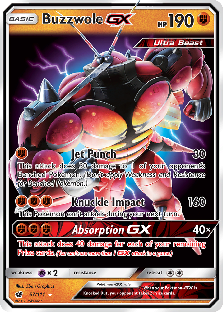 Buzzwole GX (57/111) [Sun & Moon: Crimson Invasion] | Mindsight Gaming