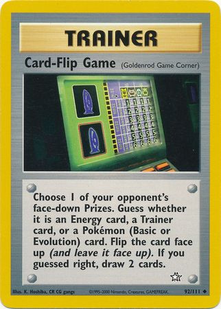 Card-Flip Game (92/111) [Neo Genesis Unlimited] | Mindsight Gaming