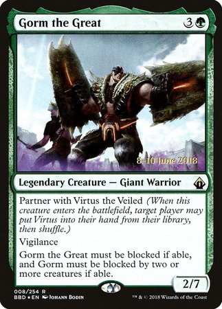 Gorm the Great [Battlebond Promos] | Mindsight Gaming