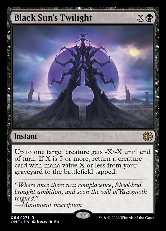 Black Sun's Twilight [Phyrexia: All Will Be One] | Mindsight Gaming