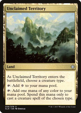 Unclaimed Territory [Ixalan] | Mindsight Gaming