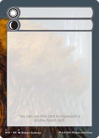 Helper Card (3/9) [Innistrad: Midnight Hunt Tokens] | Mindsight Gaming