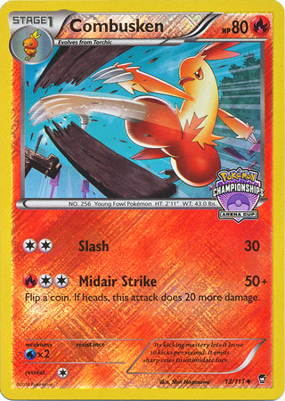 Combusken (13/111) (States Championship Promo) [XY: Furious Fists] | Mindsight Gaming