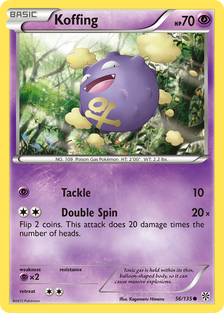 Koffing (56/135) [Black & White: Plasma Storm] | Mindsight Gaming