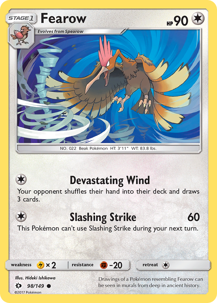 Fearow (98/149) [Sun & Moon: Base Set] | Mindsight Gaming