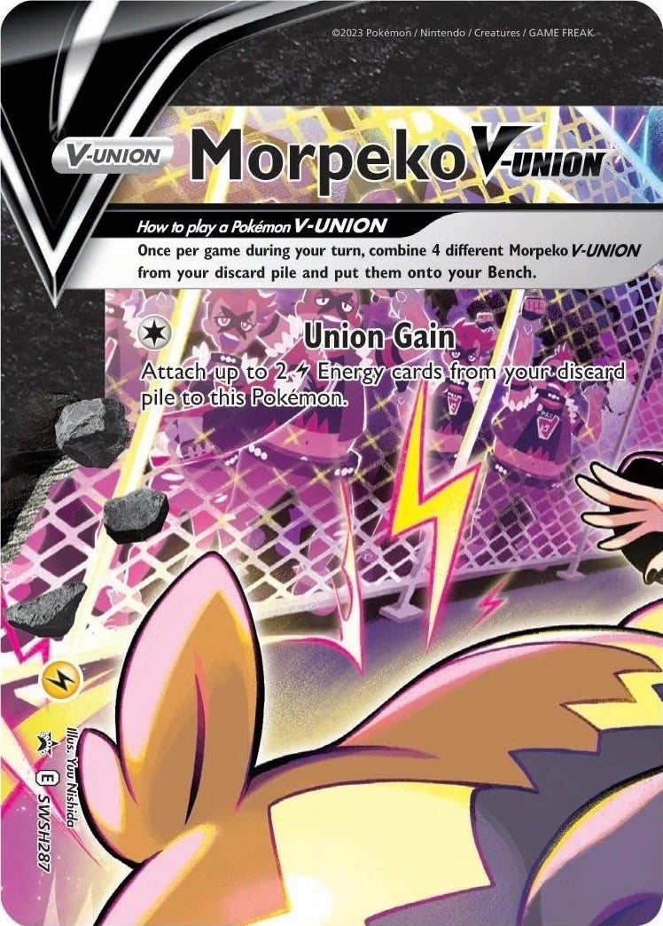 Morpeko V-Union (SWSH287) [Sword & Shield: Black Star Promos] | Mindsight Gaming